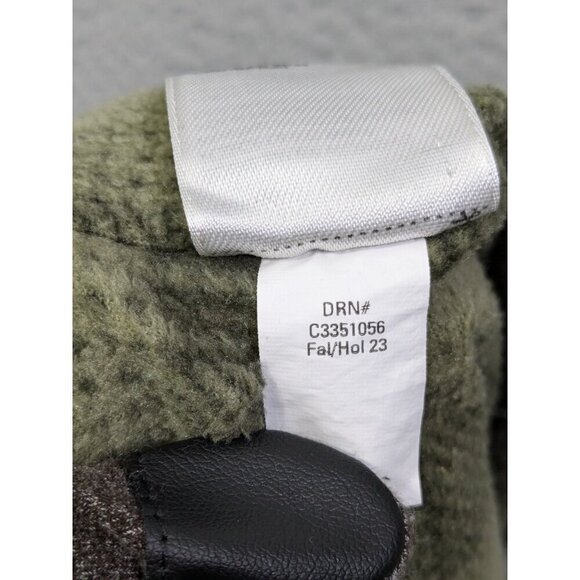 Eddie Bauer Fleece Lined Pants Womens 12 Green Zip Cargo Hiking Elastic Cuffs - Picture 5 of 14